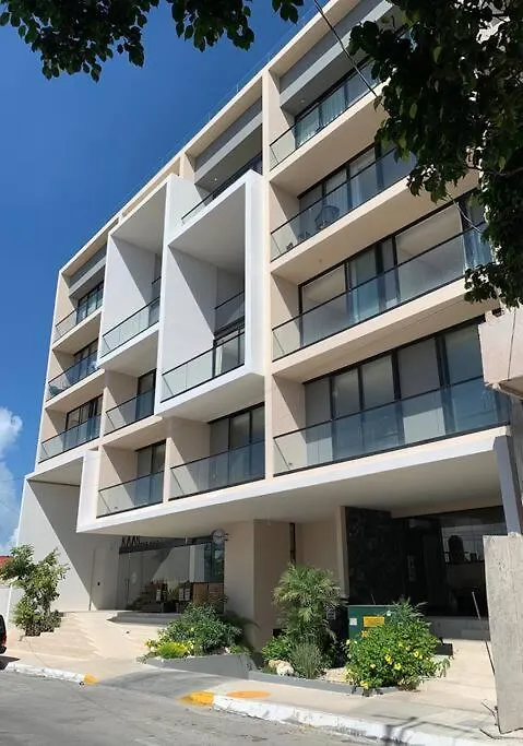 Kaab South Beach - Beautiful Big Studio - Rooftop Pool Ocean View Playa del Carmen Apartment