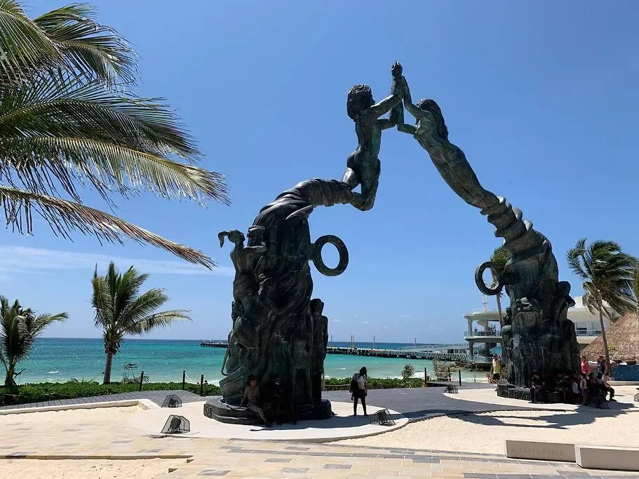 Apartment Kaab South Beach - Beautiful Big Studio - Rooftop Pool Ocean View Playa del Carmen