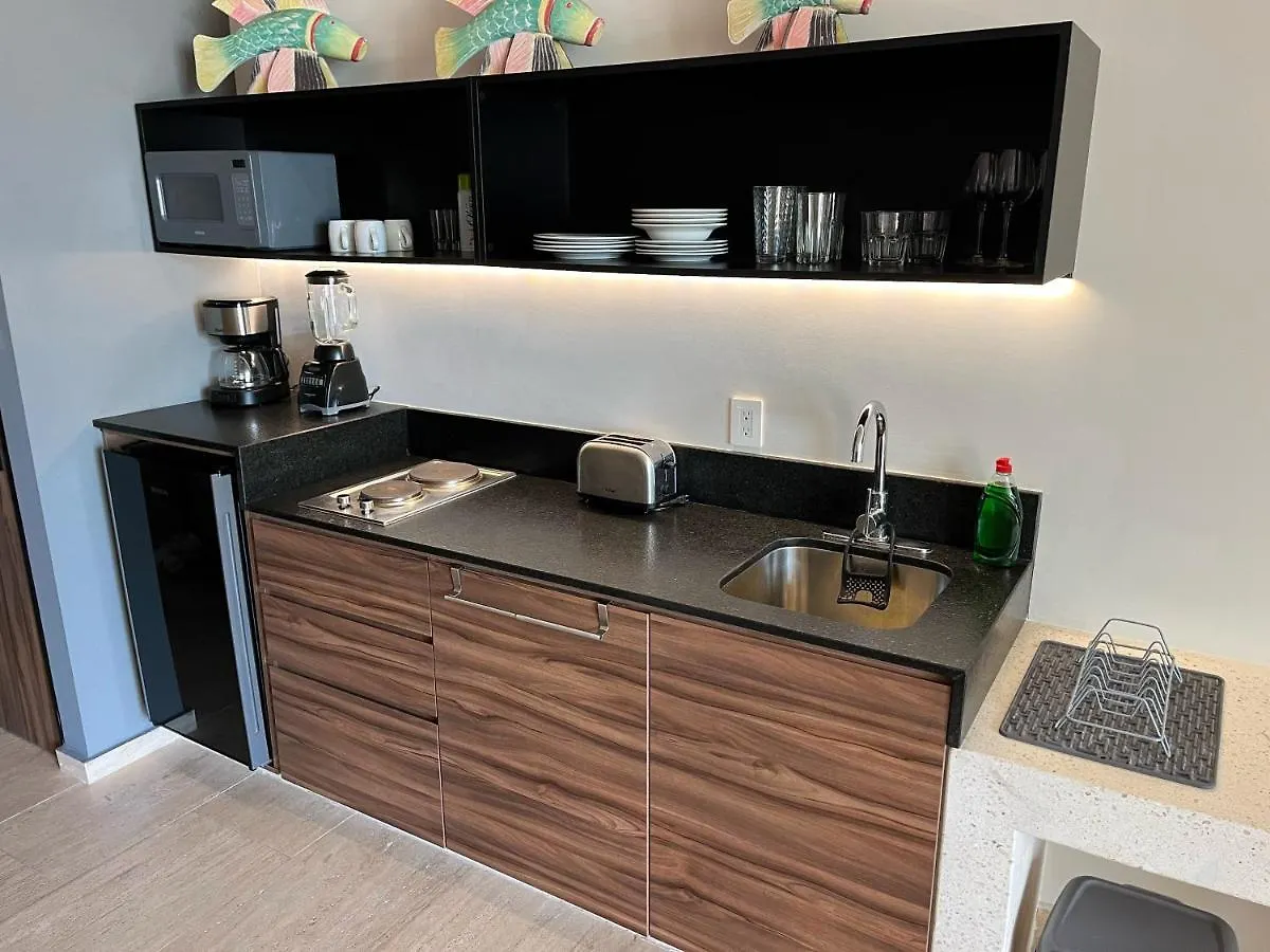 Kaab South Beach - Beautiful Big Studio - Rooftop Pool Ocean View Playa del Carmen